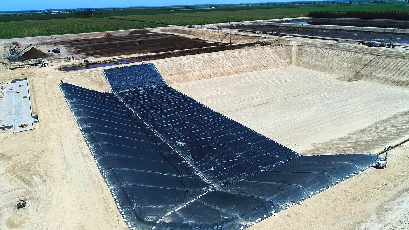How to install geomembrane