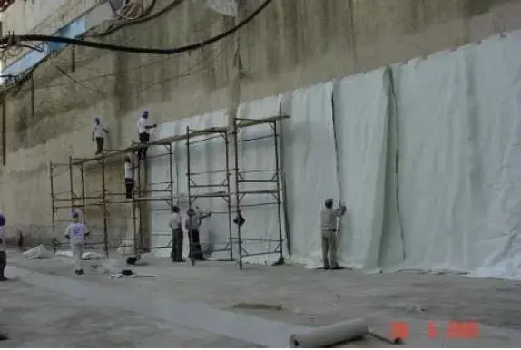 ژئوممبران LLDPE در گودها و سازه های زیرزمینی