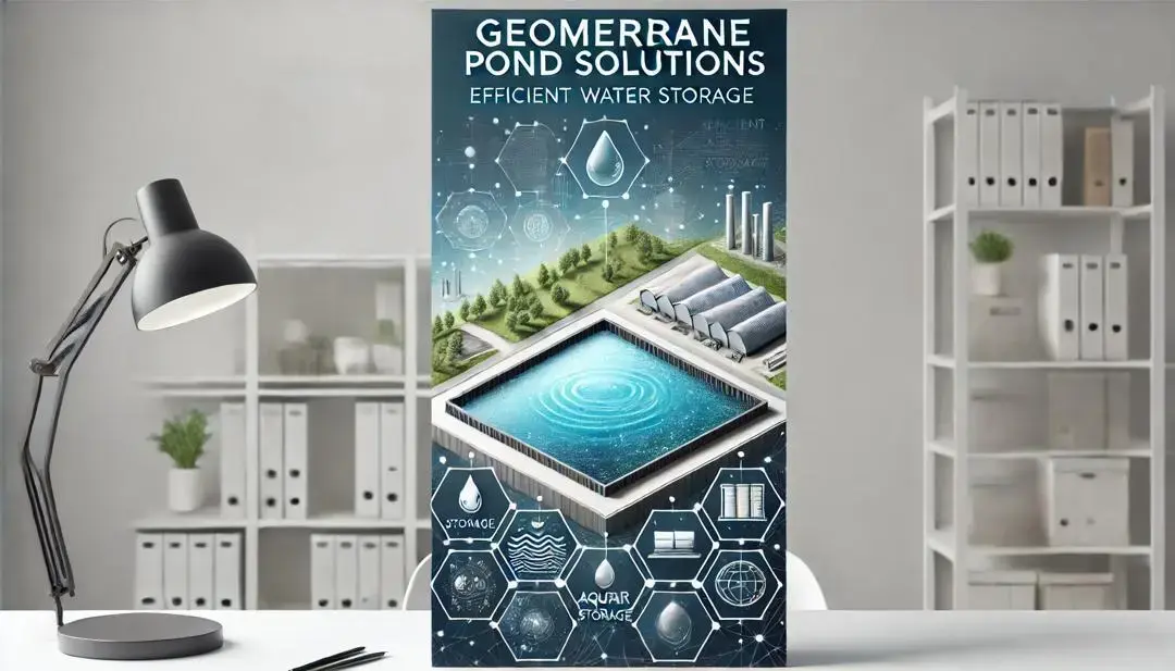 استخر ژئوممبران: راهکاری اقتصادی و کارآمد برای ذخیره‌سازی آب در 30 سال اخیر