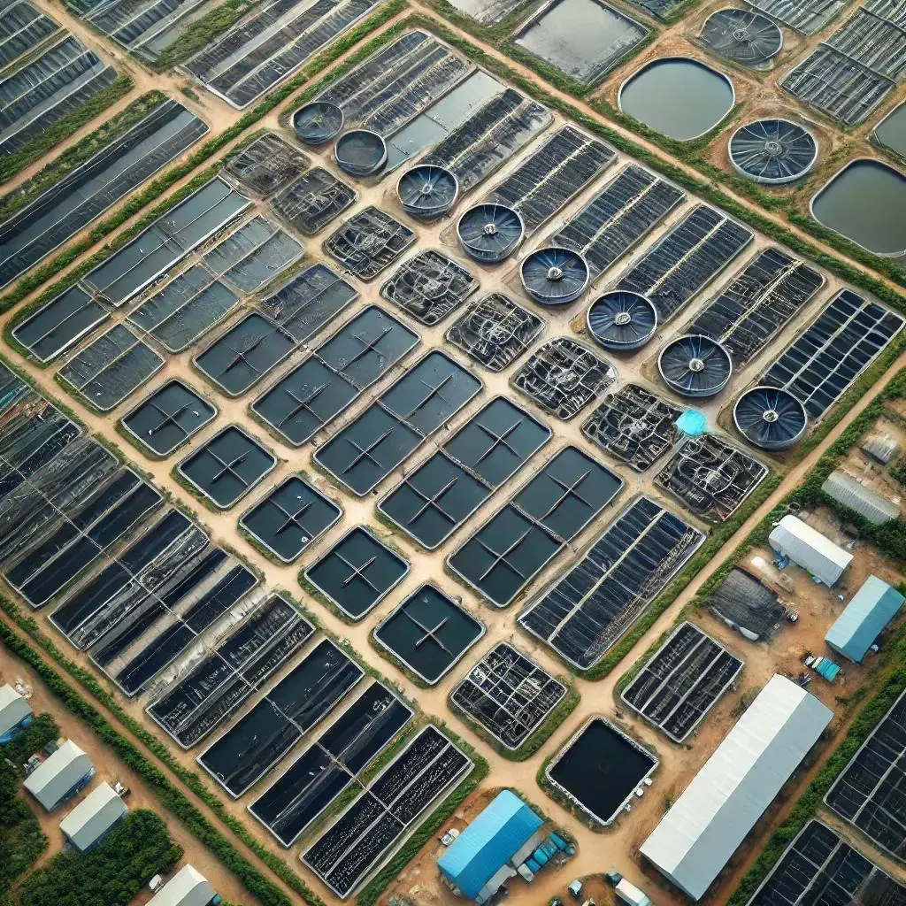 استخر پرورش میگو