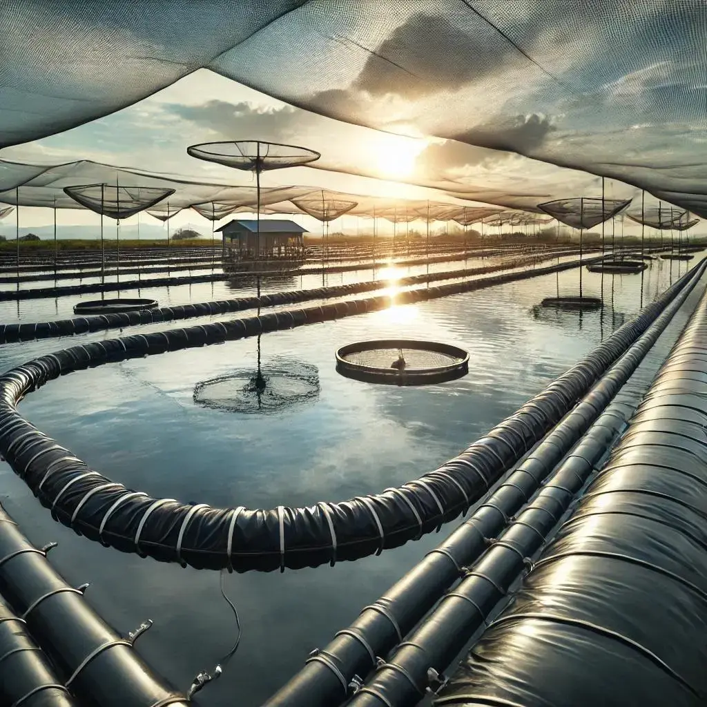 استخر پرورش میگو